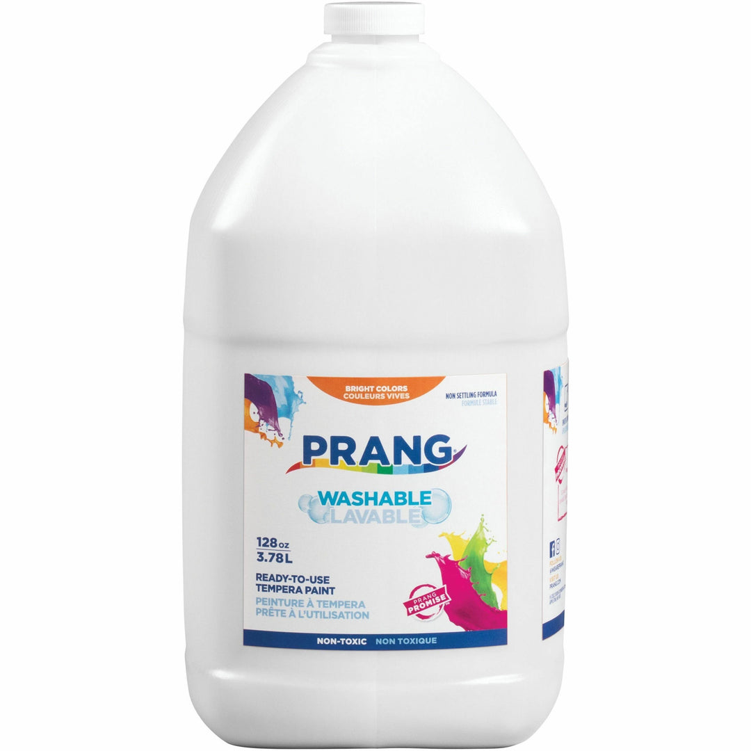 Image of Dixon® Paint, Tempera, Washable, RTU, Nontoxic, 1 Gal, White