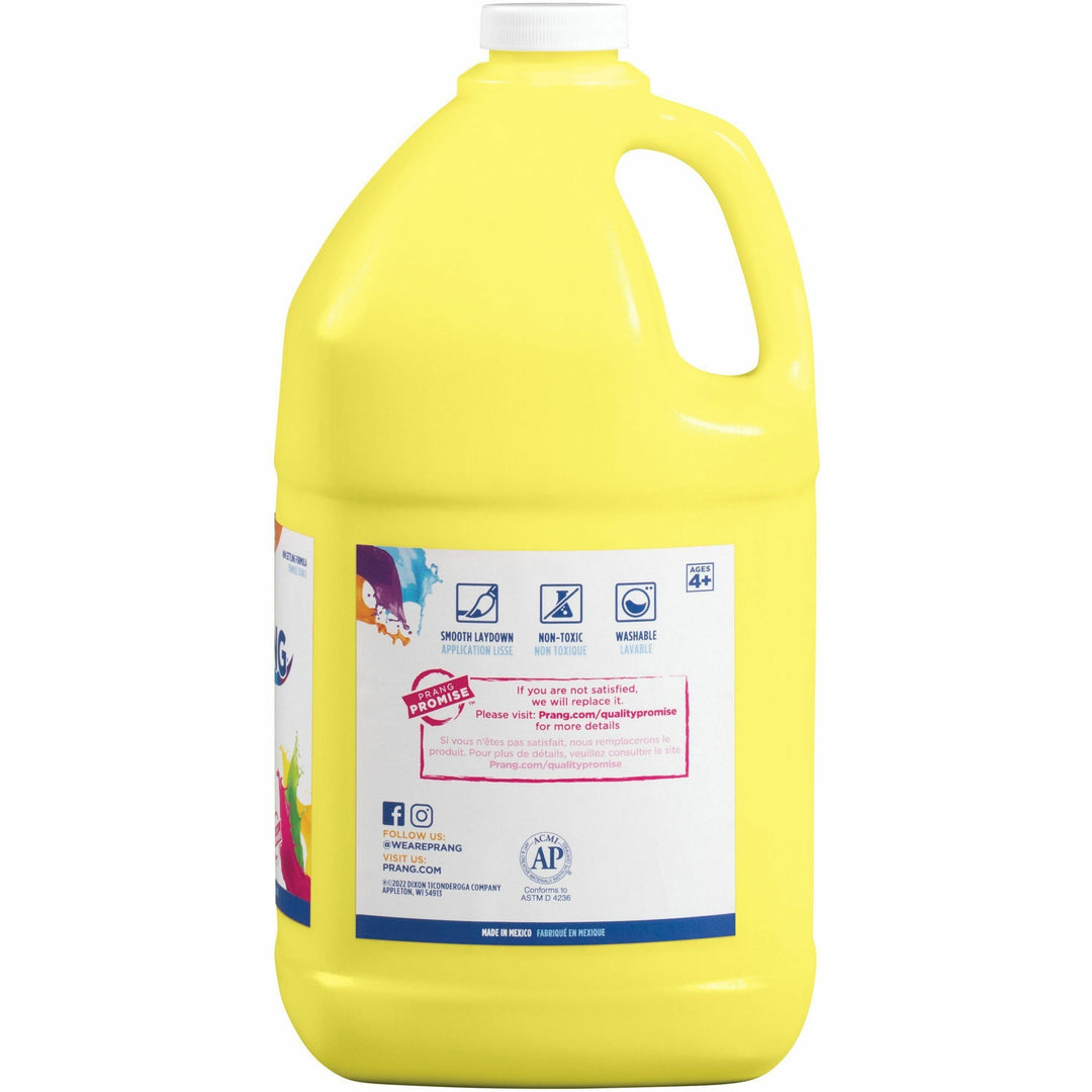 Image of Prang X10603 Washable Tempera Paint, 1 Color(s), Yellow, 1 gal, Washable, 1 Each