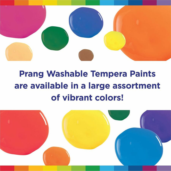Image of Prang X10702 Washable Tempera Paint, 1 Color(s), Orange, 16 fl oz, Washable, 1 Each