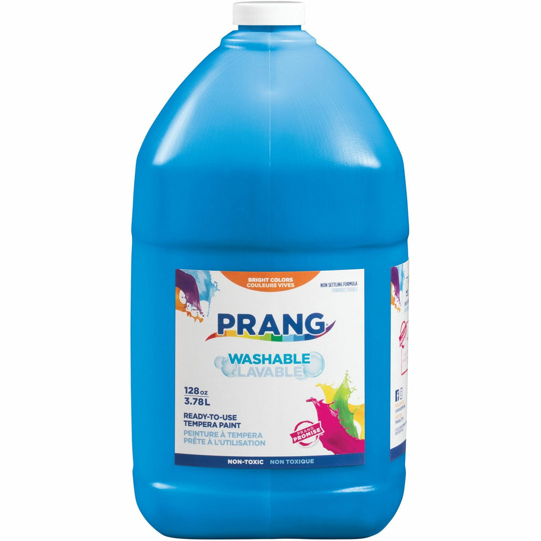Image of Dixon® Paint,Tempera,Washable,RTU,Nontoxic,1 Gal,Turquoise Blue