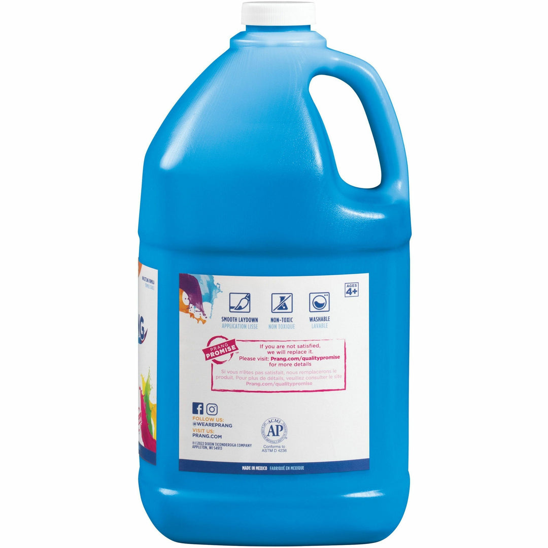 Image of Dixon® Paint,Tempera,Washable,RTU,Nontoxic,1 Gal,Turquoise Blue