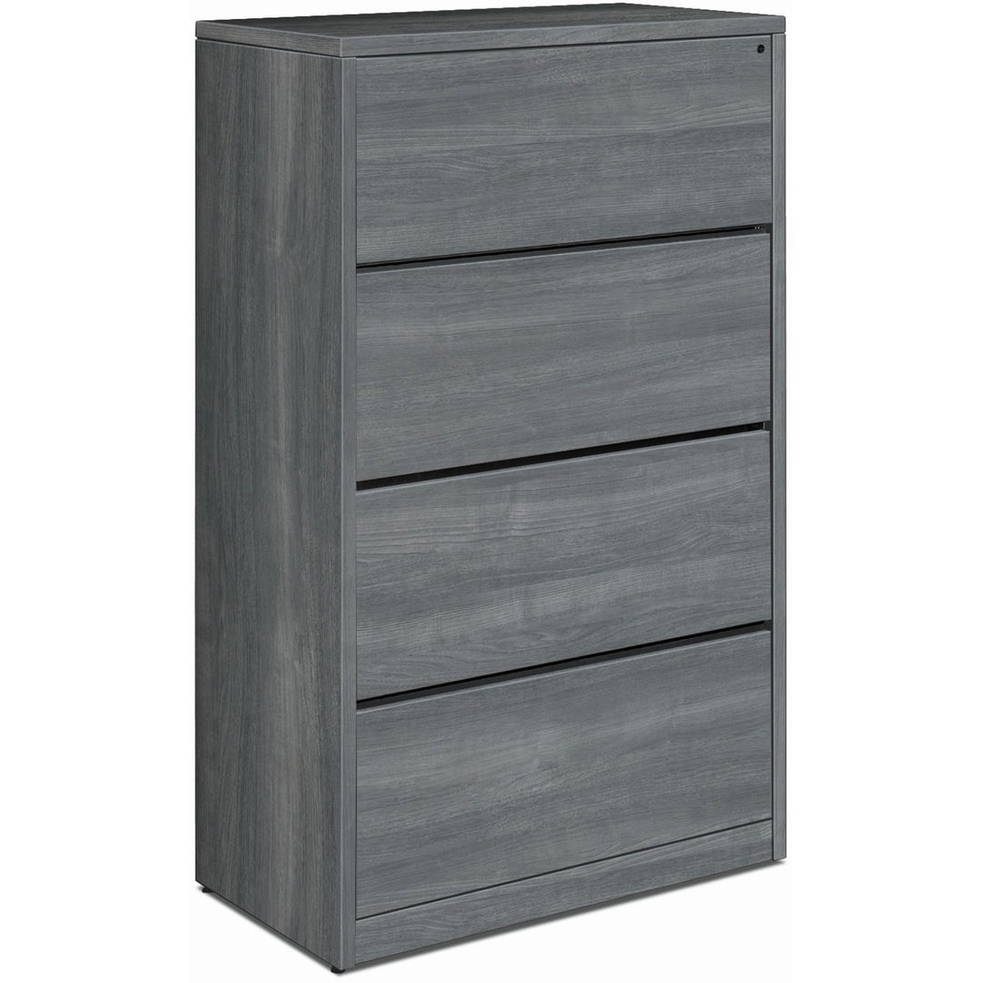 Image of HON® Lateral File, 4-Drawer, 36"x20"x59-1/8", Sterling Ash