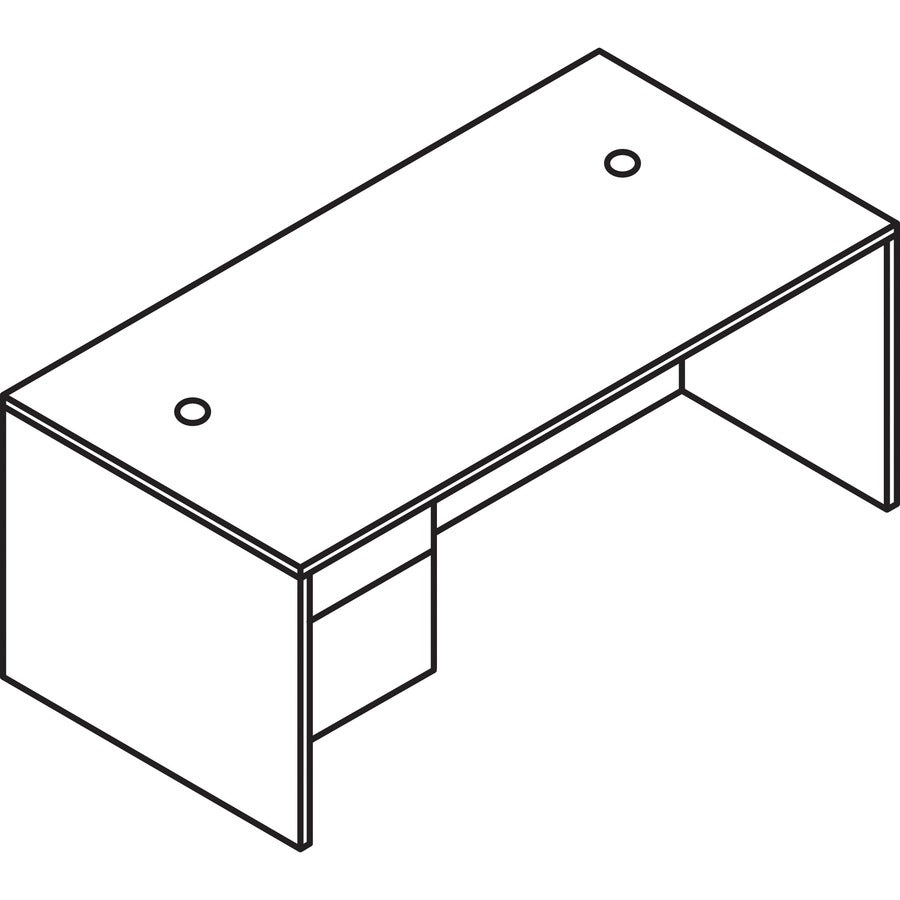 Image of HON 10500 H10584L Pedestal Desk