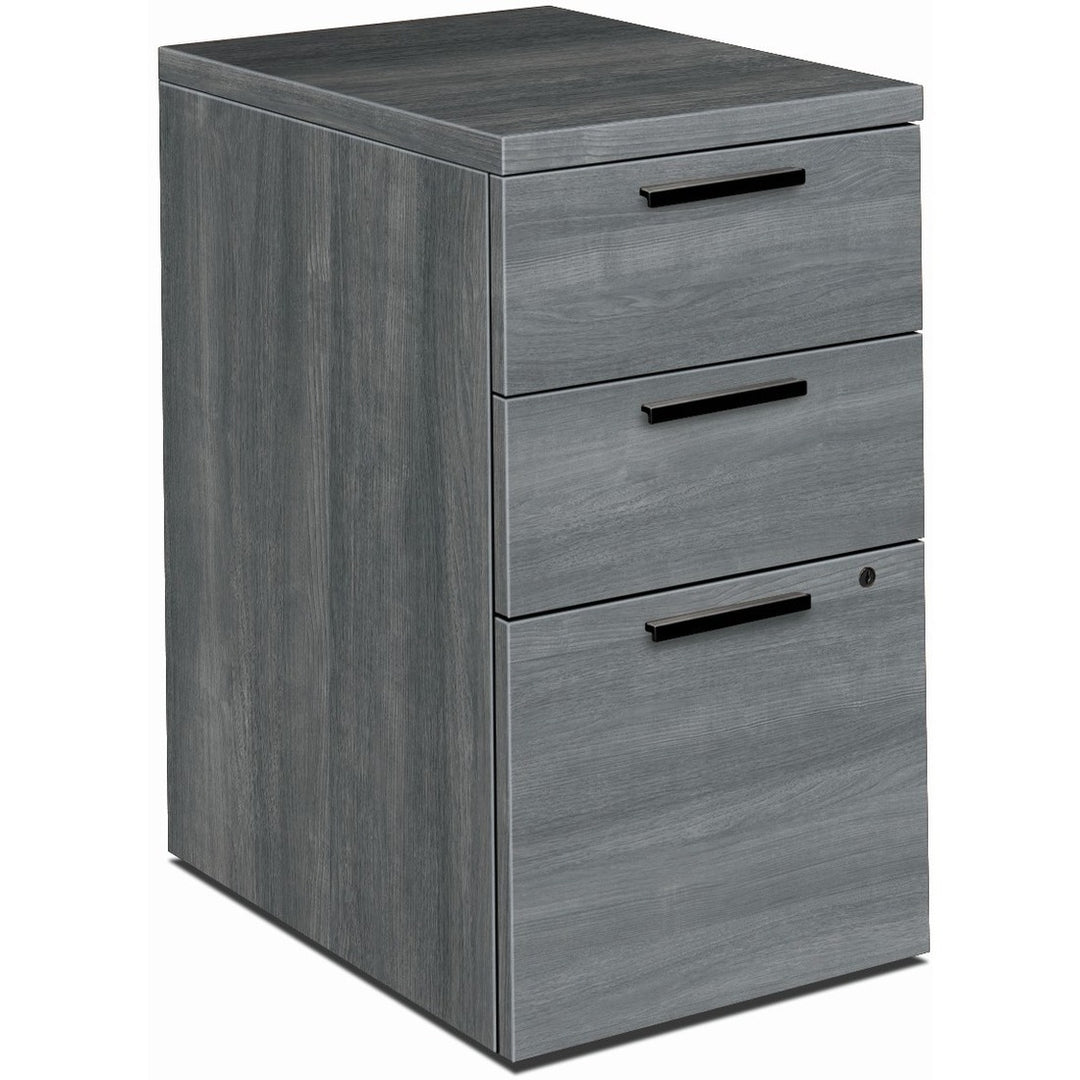 Image of HON® Mobile Pedestal, B/B/F, 15-3/4"x22-3/4"x28", Sterling Ash
