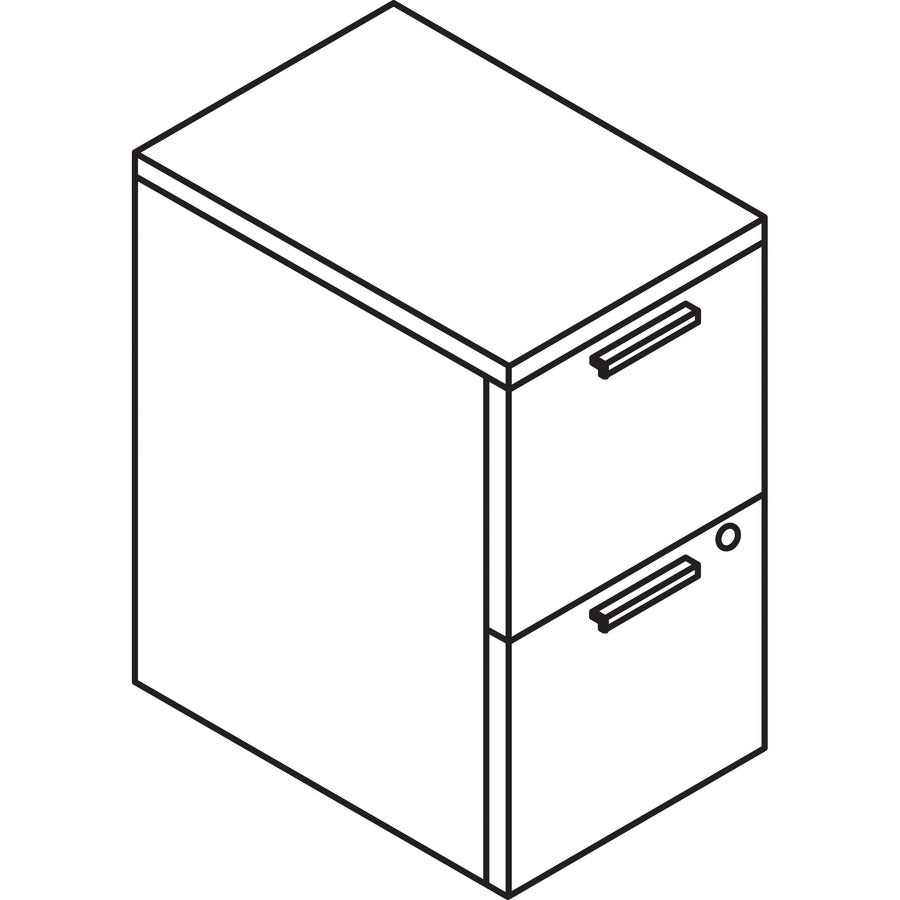 Image of HON® Mobile Pedestal, F/F, 15-3/4"x22-3/4"x28", Sterling Ash