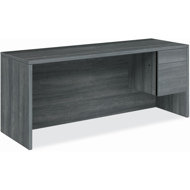Image of HON® Right Pedestal Credenza, 72"x24"x29-1/2", Sterling Ash