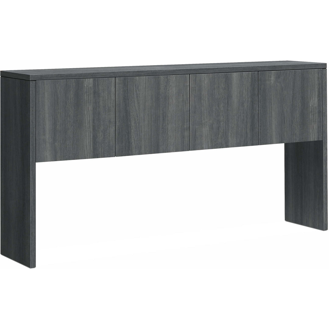 Image of HON® Stack-On Storage/Hutch, 72"x14-5/8"x37-1/8", Sterling Ash