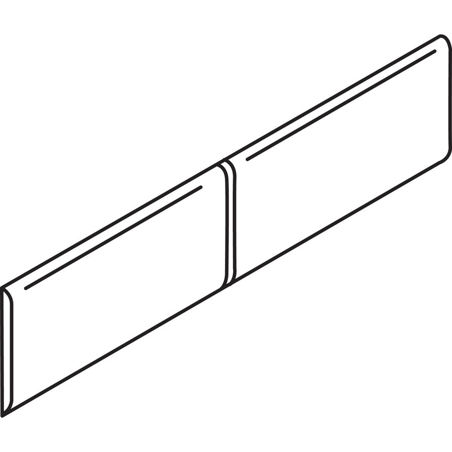 Image of HON® Flipper Door, 36"x3/4"x15", Charcoal
