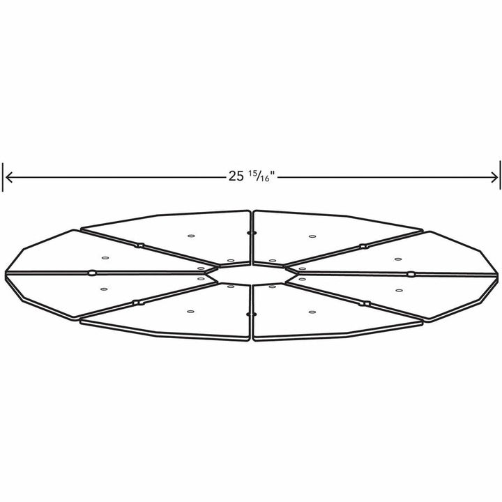 Image of HON® Counterweight, f/Disc/42" Round Tops, 16 lb, Black