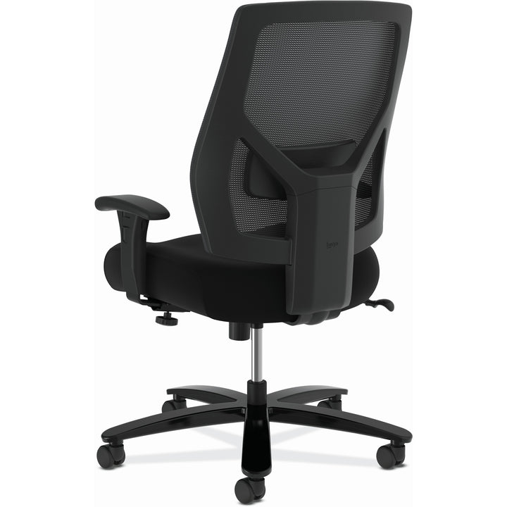 Image of HON® Crio Big And Tall Mid-Back Task Chair, Supports Up To 450 Lb, 18" To 22" Seat Height, Black