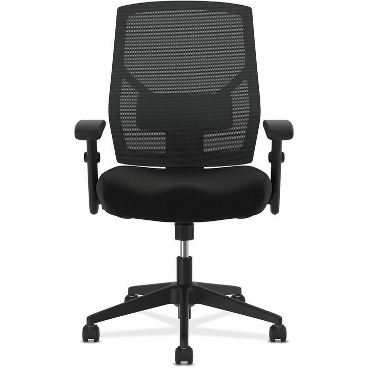 Image of HON® Vl581 High-Back Task Chair, Supports Up To 250 Lb, 18" To 22" Seat Height, Black