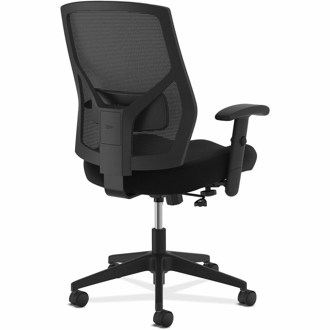 Image of HON® Vl581 High-Back Task Chair, Supports Up To 250 Lb, 18" To 22" Seat Height, Black