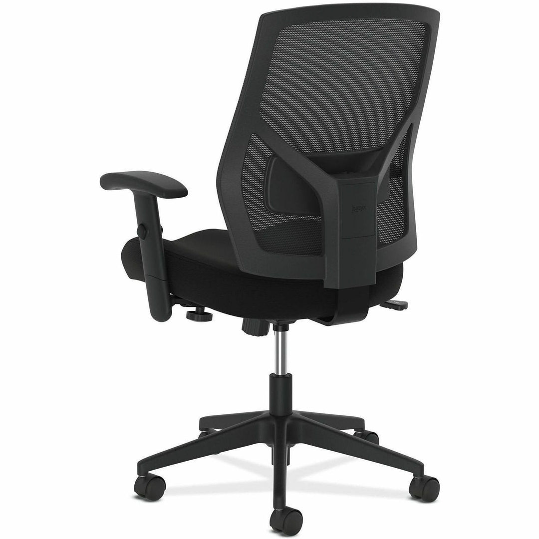 Image of HON® Vl581 High-Back Task Chair, Supports Up To 250 Lb, 18" To 22" Seat Height, Black