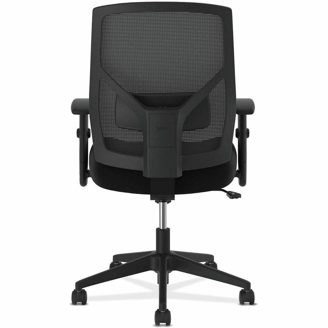 Image of HON® Vl581 High-Back Task Chair, Supports Up To 250 Lb, 18" To 22" Seat Height, Black