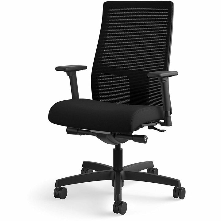 Image of HON® Task Chair, Mesh Back, 27"x38"x46-1/2", Centurion Black