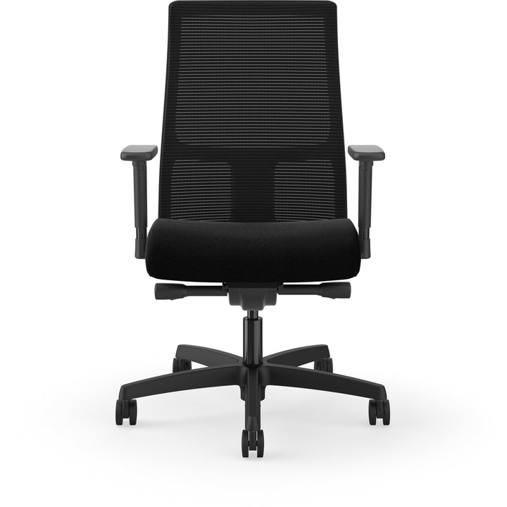 Image of HON® Task Chair, Mesh Back, 27"x38"x46-1/2", Centurion Black