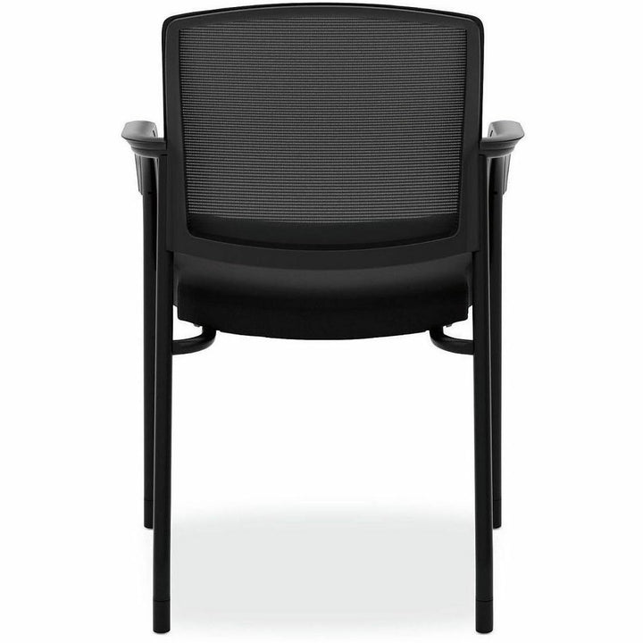 Image of HON® Lota Series Guest Side Chair, 23" x 24.75" x 34.5", Black Seat, Black Back, Black Base
