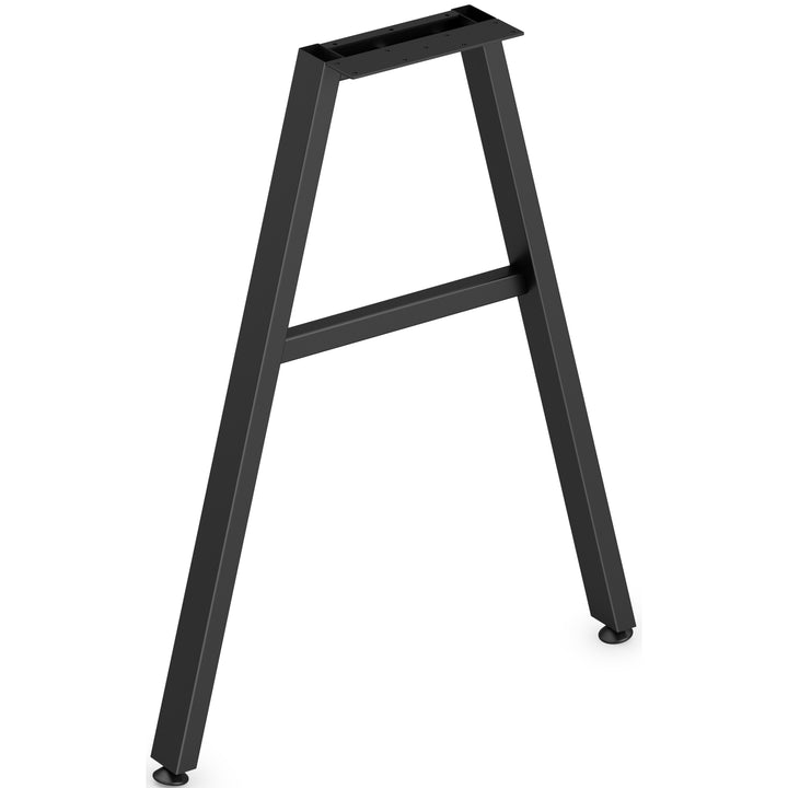 Image of HON® Leg, Angled, f/24"D Mod Worksurfaces, 24"W, Black