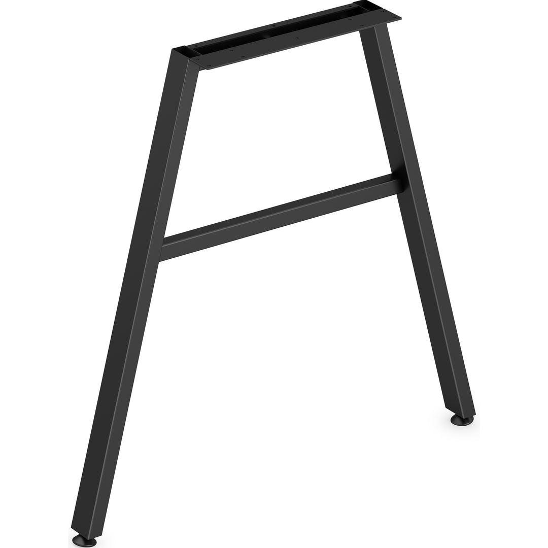 Image of HON® Leg, Angled, f/30"D Mod Worksurfaces, 30"W, Black