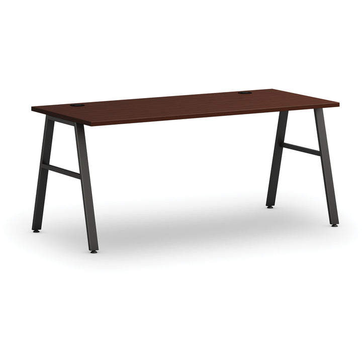 Image of HON® Leg, Angled, f/30"D Mod Worksurfaces, 30"W, Black