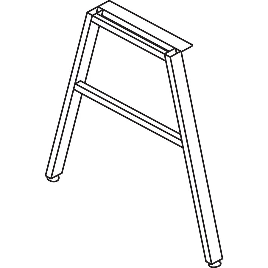 Image of HON® Leg, Angled, f/30"D Mod Worksurfaces, 30"W, Silver