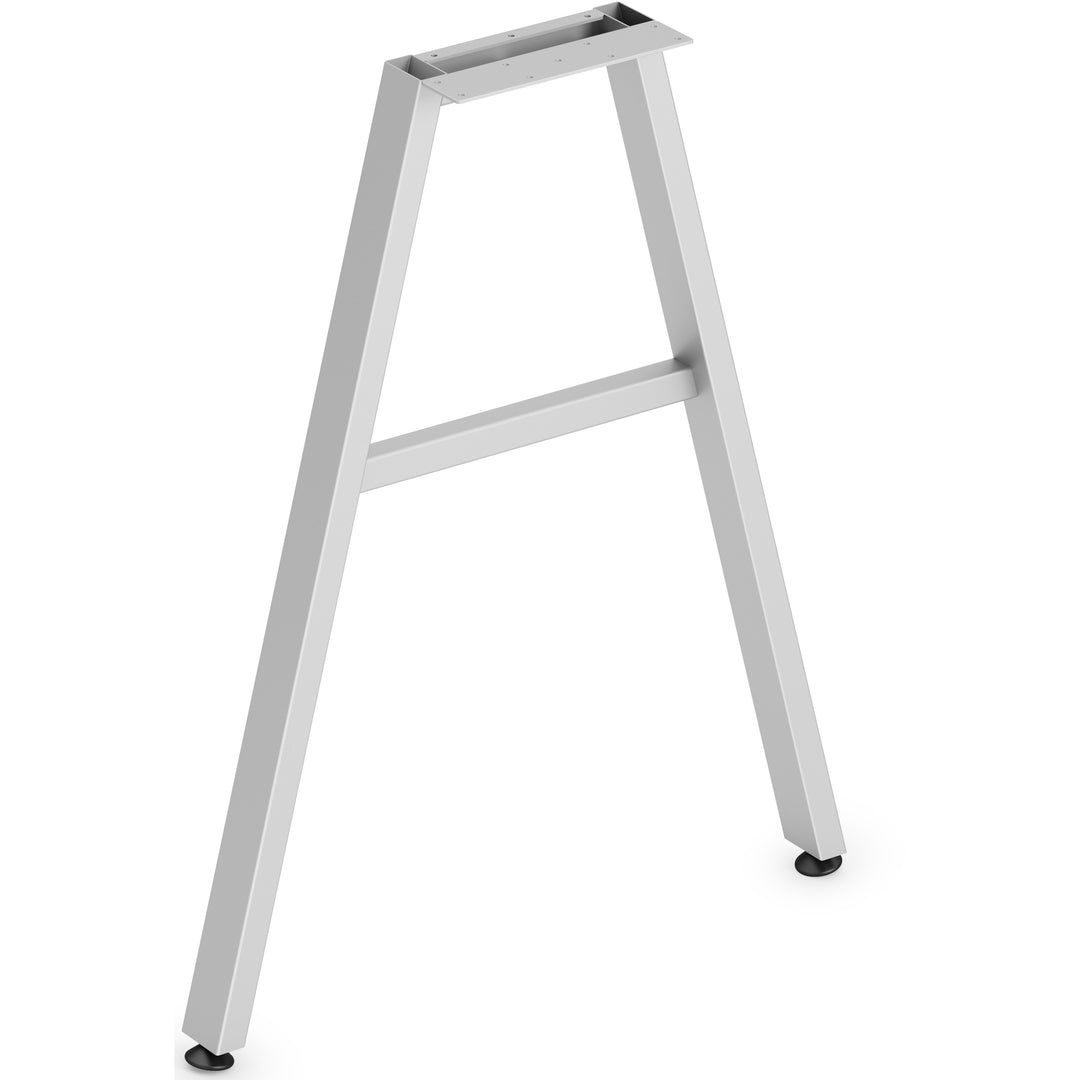 Image of HON® Leg, Angled, f/24"D Mod Worksurfaces, 24"W, Silver