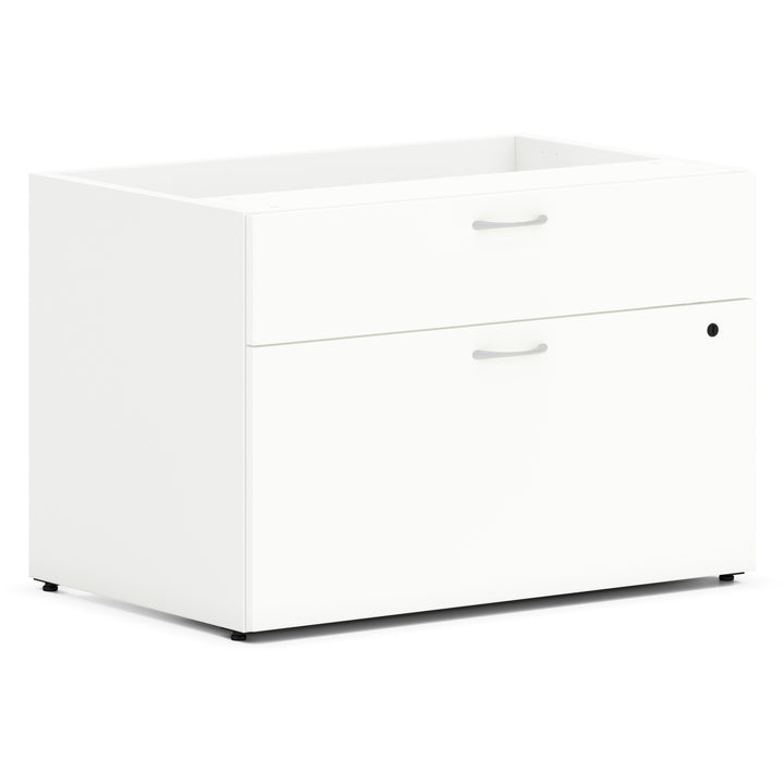 Image of HON Mod HLPLCL3020BF Credenza, 21" H x 30" W x 20" Depth, Total Drawer(s): 2, Finish: Simply White, 1 Each