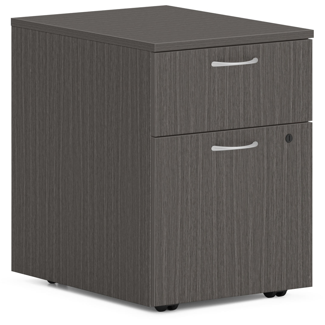 Image of HON® Pedestal, Mobile, B/F, 15"x20"x20", Slate Teak