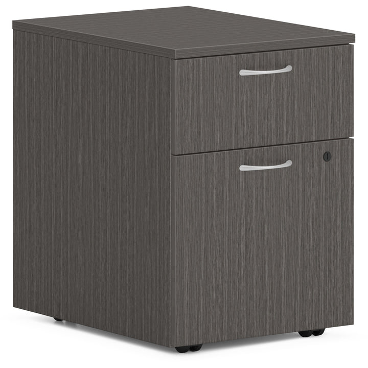 Image of HON® Pedestal, Mobile, B/F, 15"x20"x20", Slate Teak