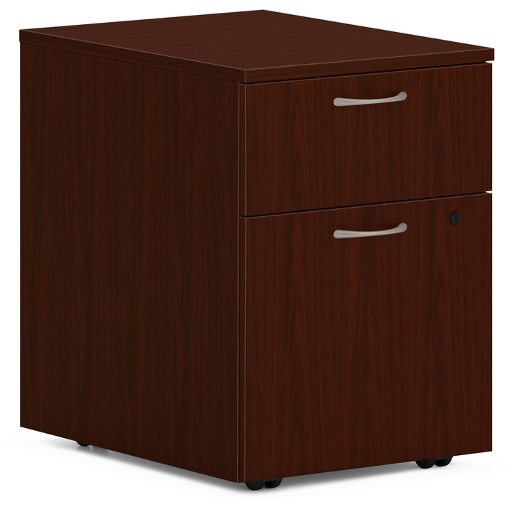 Image of HON® Pedestal,Mobile, B/F, 15"x20"x20", Mahogany