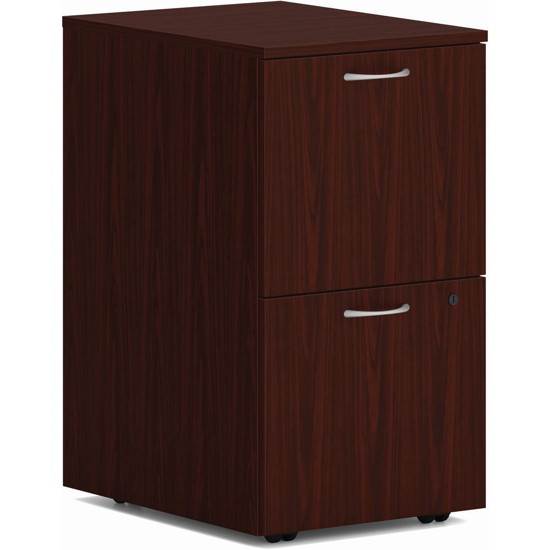 Image of HON® Pedestal, Mobile, F/F,15"x20"x28",Mahogany