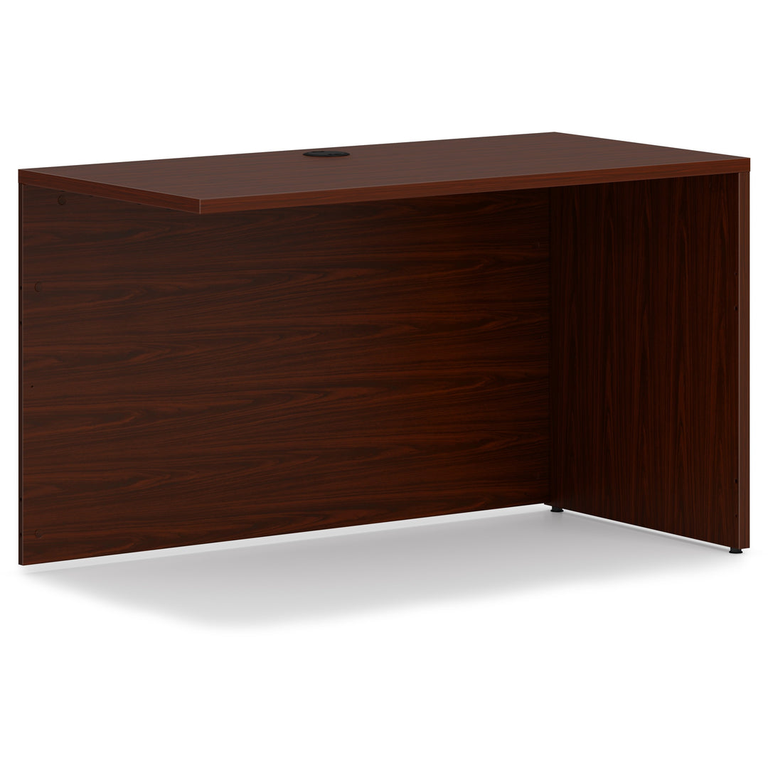 Image of HON® Mod Return Shell, Reversible (Left or Right), 48w x 24d x 29h, Traditional Mahogany