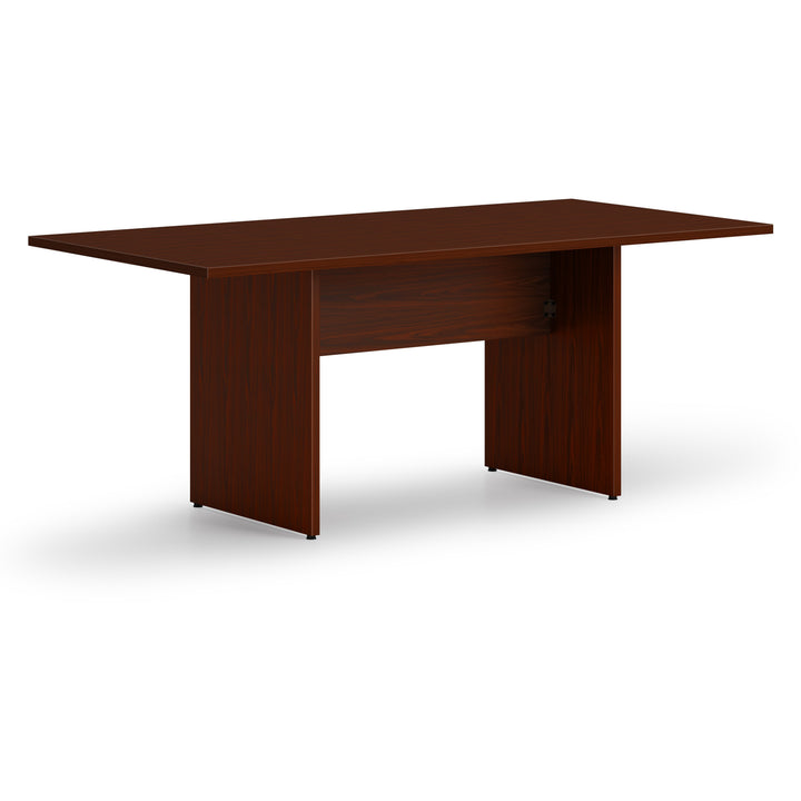 Image of HON® Slab Base, f/Mod 72"Wx36"D Rectangular Top, Mahogany