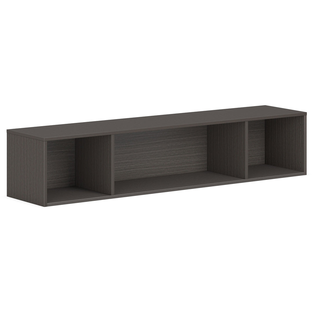 Image of HON HONPLWMH66LS1 Mod Wall Mounted Storage, Rectangle, 13.5" H x 66" W x 14" Depth, Finish: Slate Teak, 1 Each