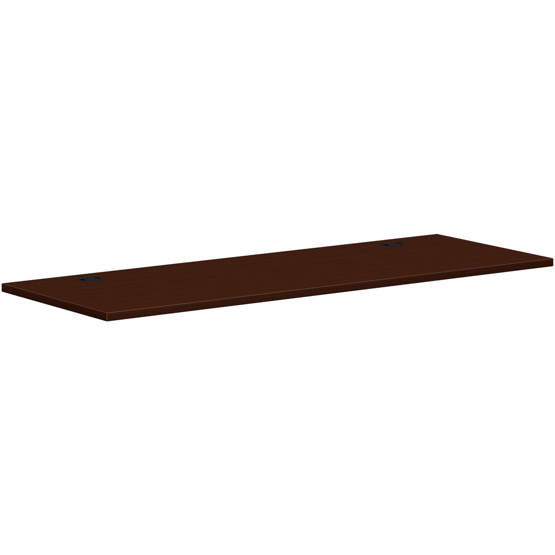 Image of HON® Worksurface, Rectangle, 66"x24", Mahogany