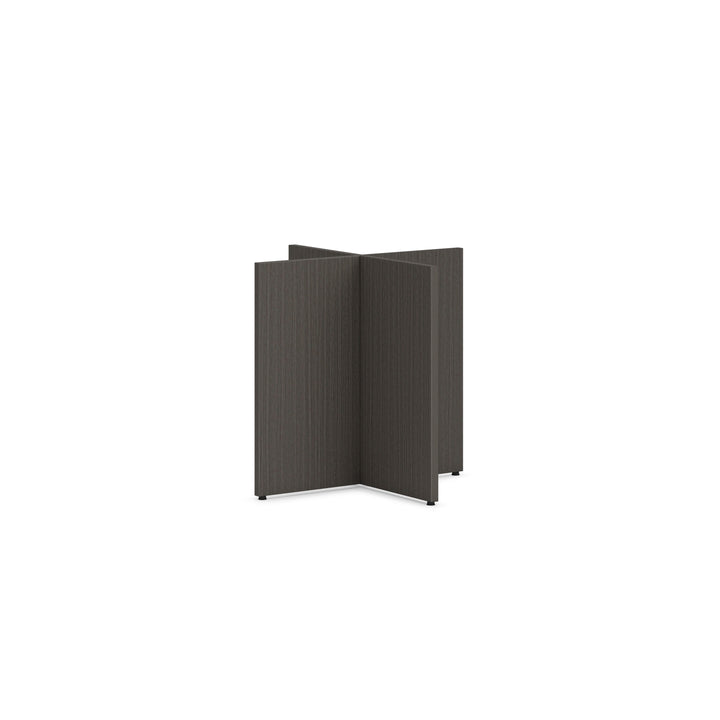 Image of HON® X-Base, f/Mod 48" Round Top, 28"H, Slate Teak