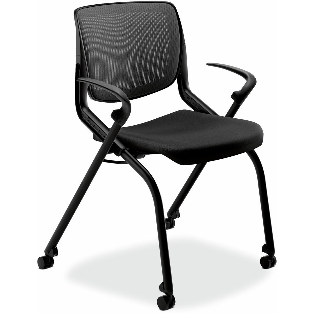 Image of HON® Nesting Chair, 23"x23-3/4"x34", Black