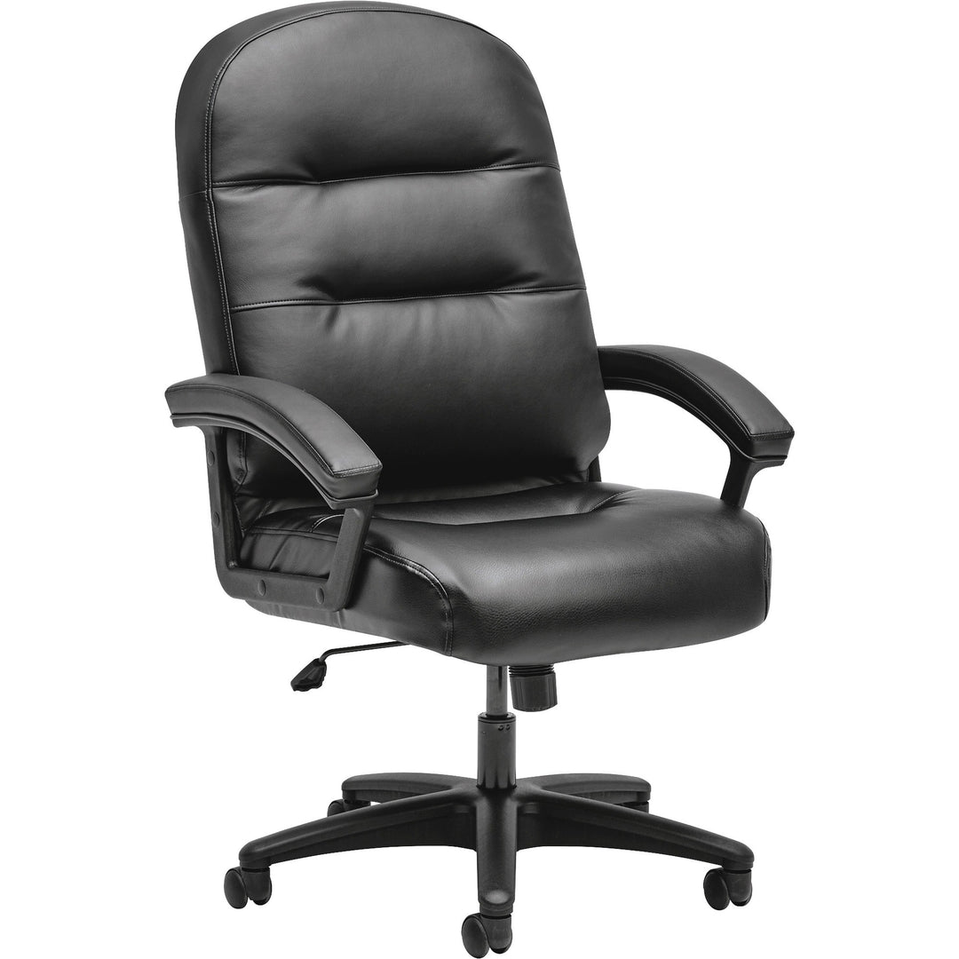 Image of HON® Pillow-Soft 2090 Series Executive High-Back Swivel/tilt Chair, Supports Up To 250 Lb, 16" To 21" Seat Height, Black
