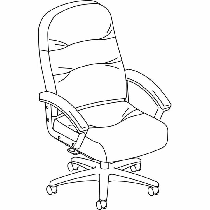 Image of HON® Pillow-Soft 2090 Series Executive High-Back Swivel/tilt Chair, Supports Up To 250 Lb, 16" To 21" Seat Height, Black