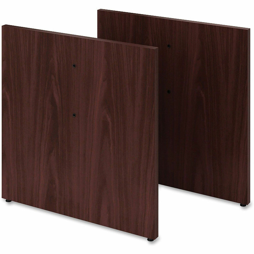 Image of HON® Table Slab Base, 38-3/4" H, Mahogany