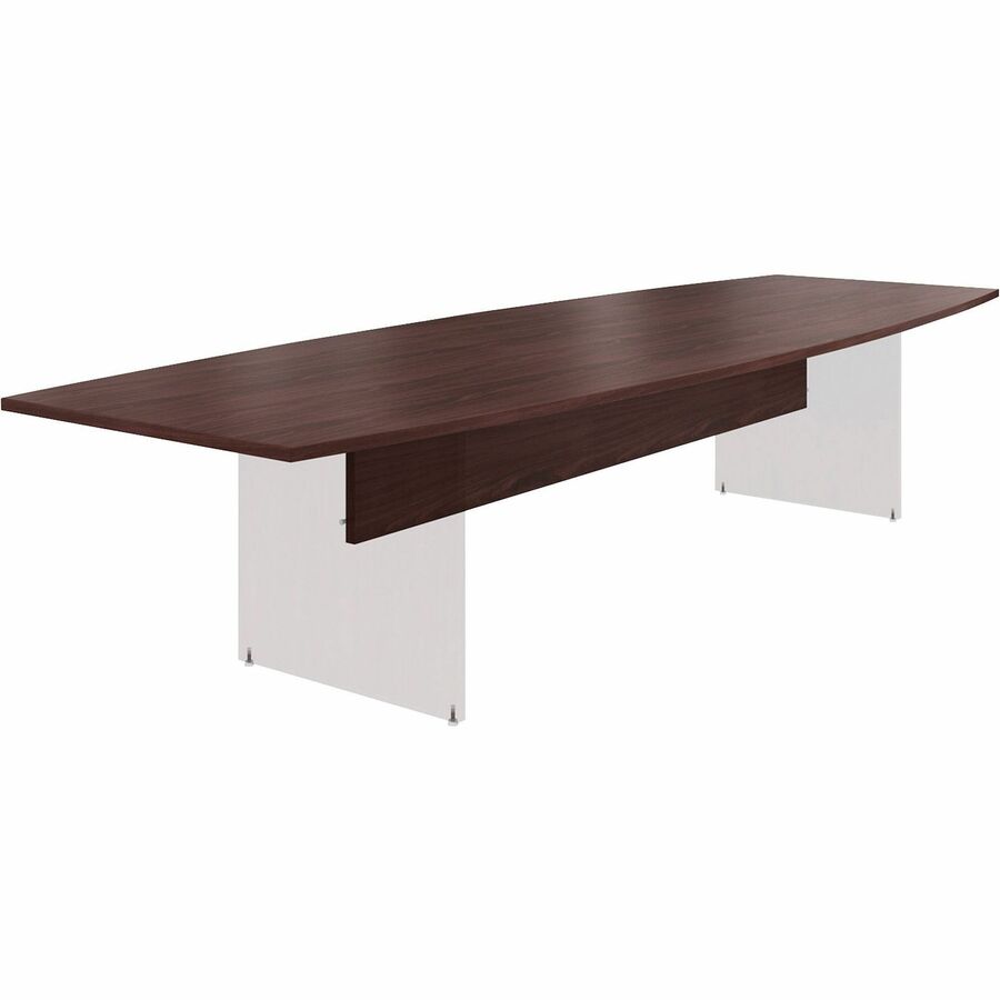 Image of HON® Conference Tabletop, Boat-shaped, 144"x48"x1-1/8", Mahogany