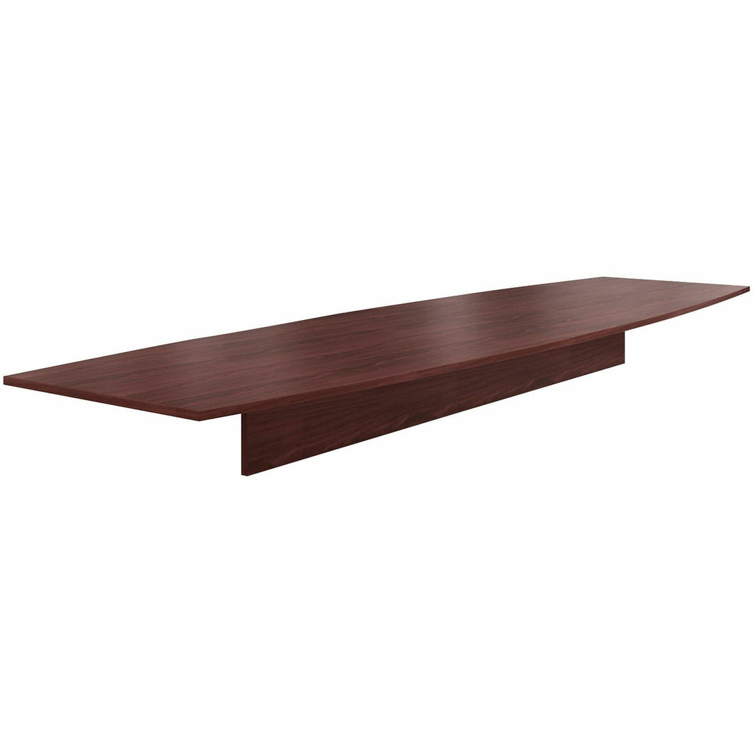 Image of HON® Conference Tabletop, Boat-shaped, 168"x48"x1-1/8", Mahogany