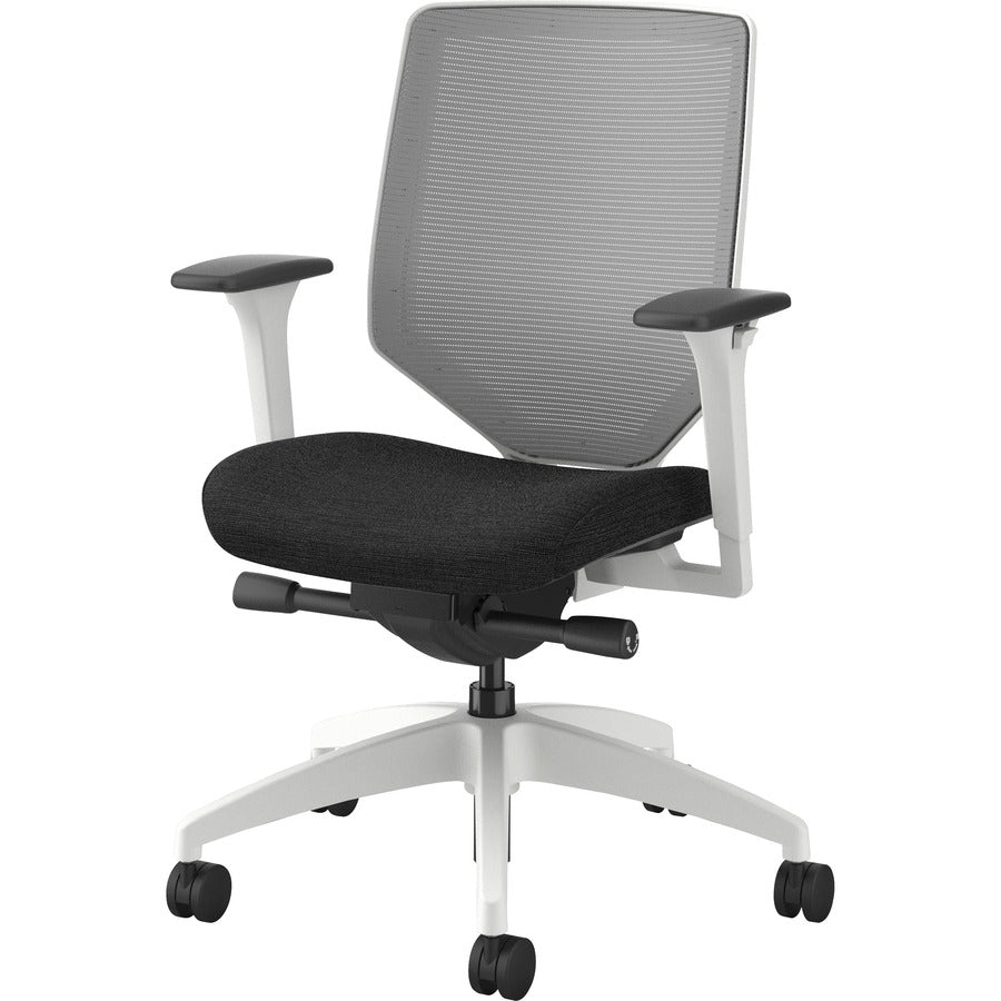 Image of HON® Task Chair,Mesh Back,29-1/2"x29-1/2"x42-1/2",Fog/Black/WE