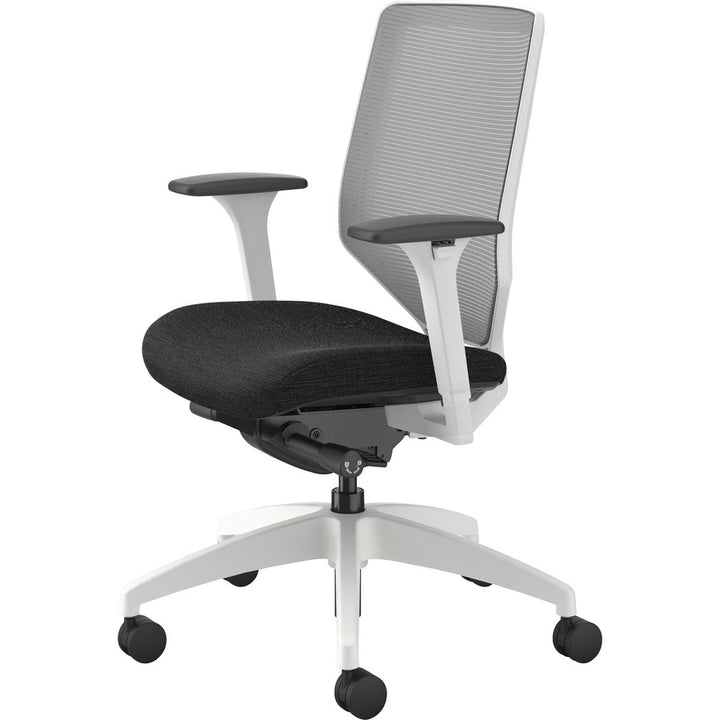 Image of HON® Task Chair,Mesh Back,29-1/2"x29-1/2"x42-1/2",Fog/Black/WE