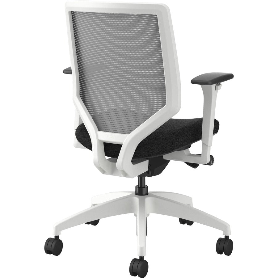 Image of HON® Task Chair,Mesh Back,29-1/2"x29-1/2"x42-1/2",Fog/Black/WE