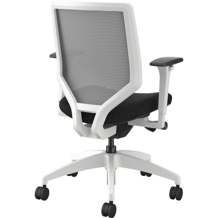 Image of HON® Task Chair,Mesh Back,29-1/2"x29-1/2"x42-1/2",Fog/Black/WE