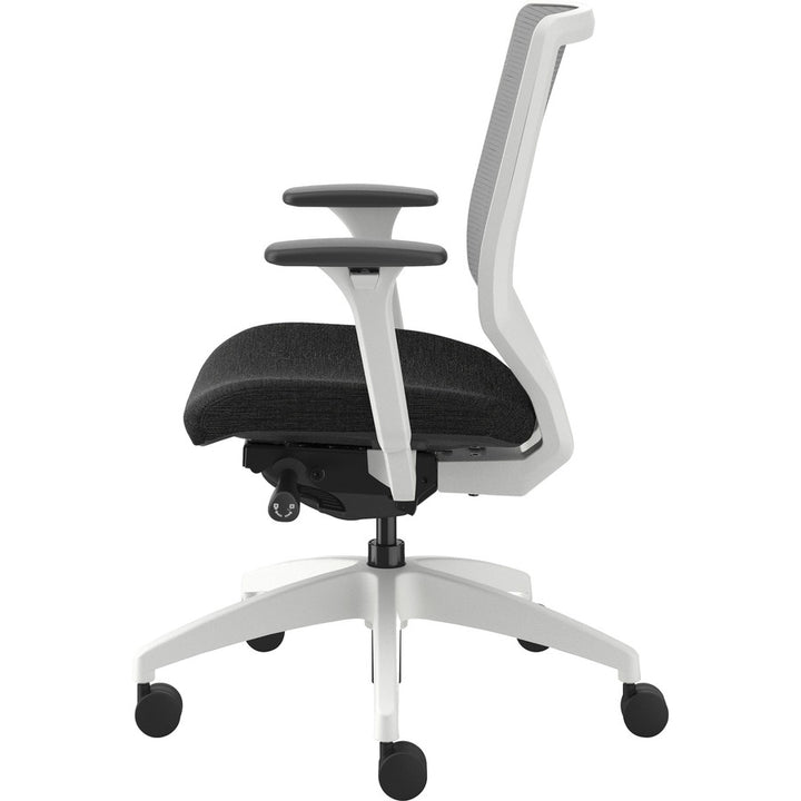 Image of HON® Task Chair,Mesh Back,29-1/2"x29-1/2"x42-1/2",Fog/Black/WE
