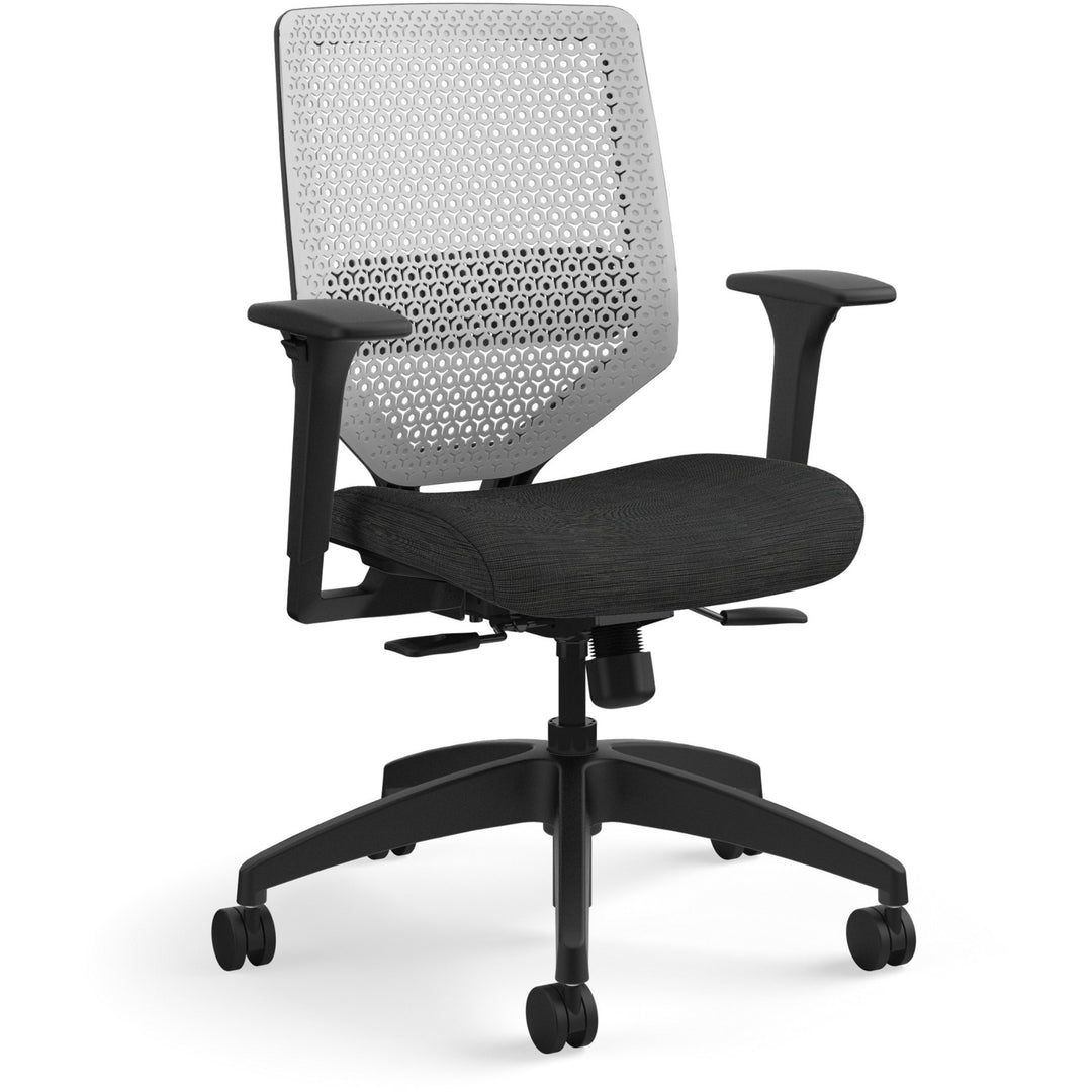 Image of HON® Task Chair, ReActiv, 29-3/4"x29"x42",Titanium Back/Ink