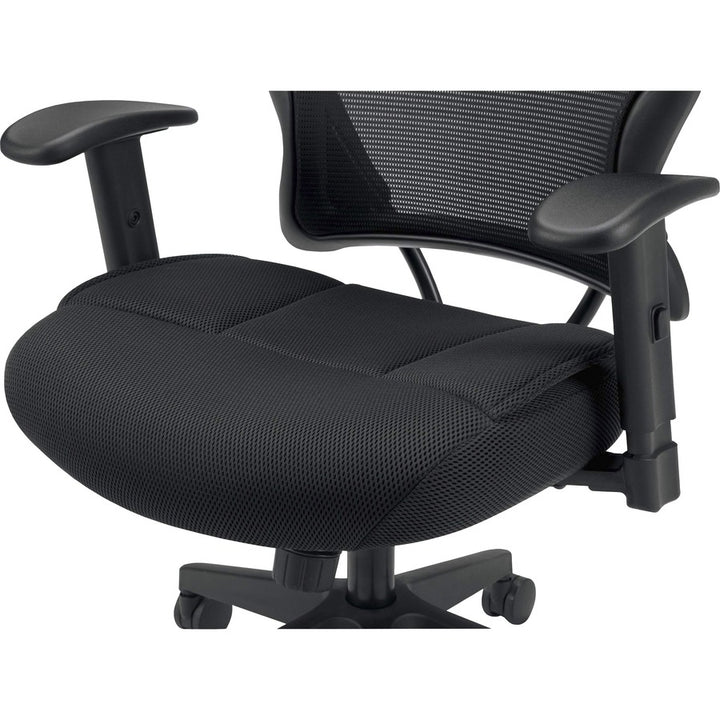 Image of HON® Vl702 Mesh High-Back Task Chair, Supports Up To 250 Lb, 18.5" To 23.5" Seat Height, Black
