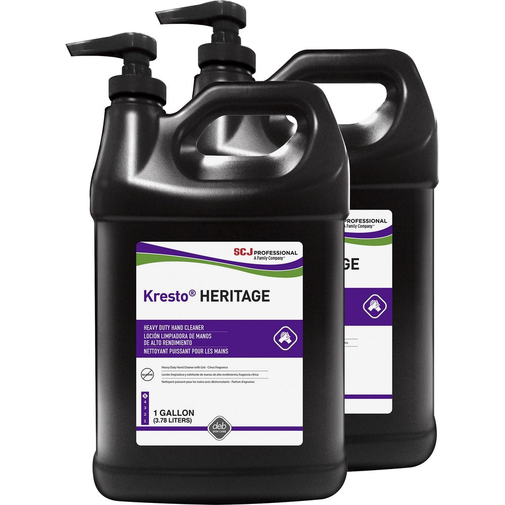 Image of S.C. Johnson Hand Cleanser, Super Heavy Duty, 1 Gallon, 4/CT, Clear